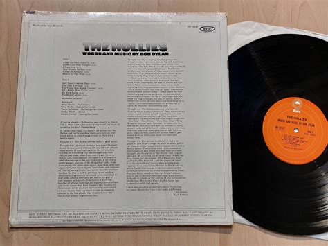 THE HOLLIES – WORDS AND MUSIC BY BOB DYLAN orig. US 1972 - Huuto.net ...