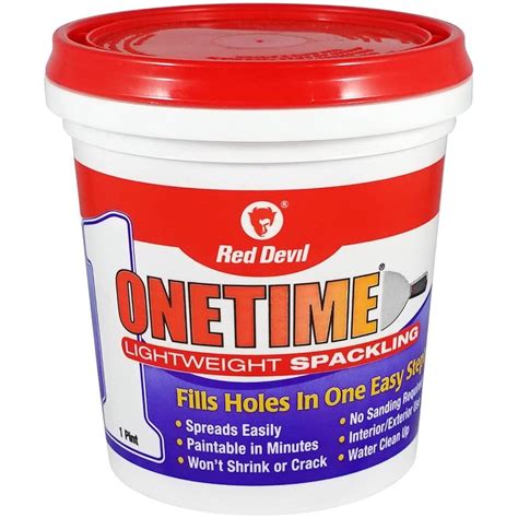 Red Devil 0548 Onetime Spackling Compound, 1 Pint - Amazon.com