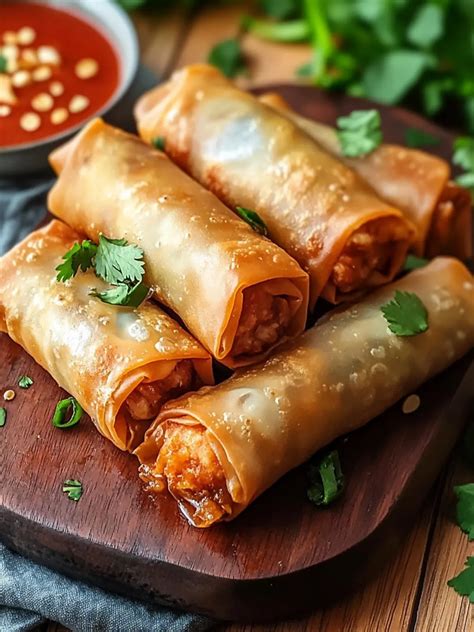 Crispy Msakhan Egg Rolls Made Easy with Rotisserie Chicken