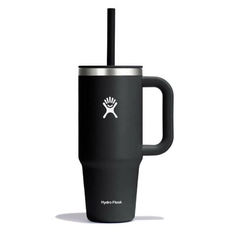 Láhev Hydro Flask 24 oz Travel Tumbler Clear Lid TT24PSCC001 - black - Sportovna