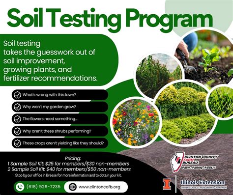 Soil test kits available this spring - Clinton County Farm Bureau