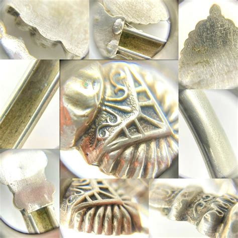 Antique Victorian Etruscan Revival Silver Detail Bypass Cuff Bracelet ...