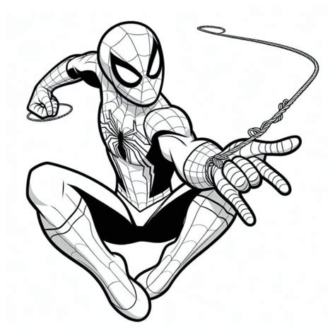 Imprimir Homem-Aranha (Spider-Man) para Colorir