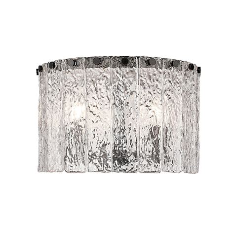 Z-Lite Glacier 3-Light 12.5-in Matte Black Led, Flush Mount Light ...