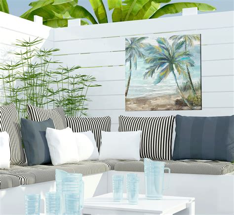 Coastal Palm 2 Outdoor Canvas