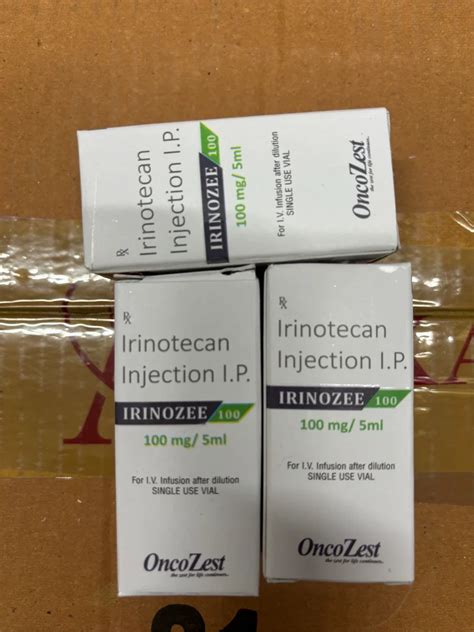 Onco Zest Irinozee Irinotecan Injection IP, 100 mg at ₹ 420/vial in Mumbai