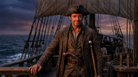 Hugh Jackman prepares for his upcoming role as pirate Long John Silver ...