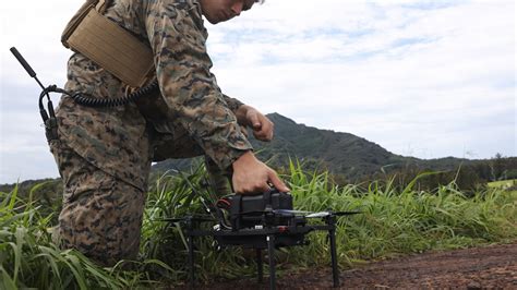 US Marines conduct drone combat training