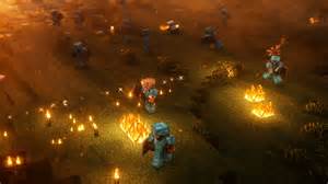 What happens during an elemental war in Minecraft?