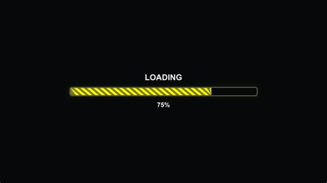 Modern progressbar animation for loading screen used during waiting ...