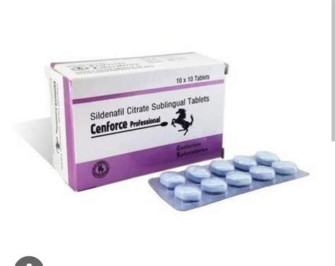 CENFORCE PROFESSIONAL Sildenafil Citrate Sublingual Tablets (Pack of ...