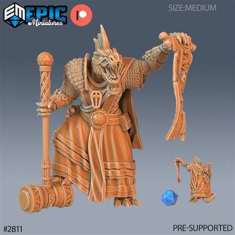 Lizardmen Miniature Set | D&D Tabletop RPG, 28/32mm Scale - Etsy