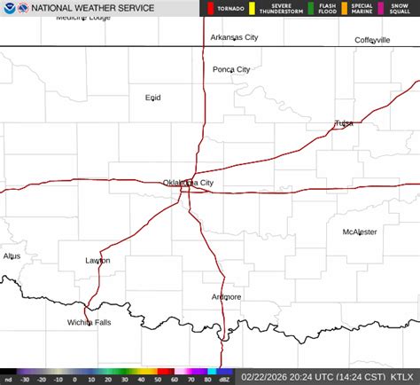 Severe thunderstorm warning issued in Oklahoma City: See radar, alerts