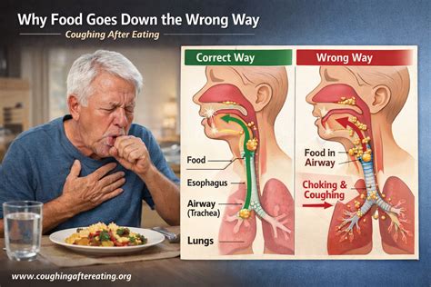 Why Food Goes Down the Wrong Way and Causes Coughing After Eating