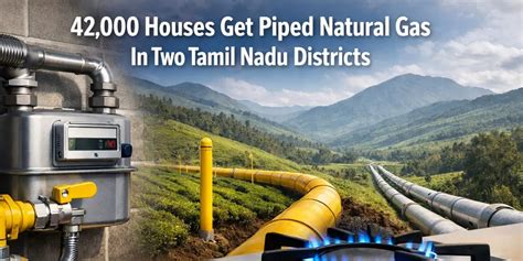 42,000 Houses Get Piped Natural Gas In Two Tamil Nadu Districts
