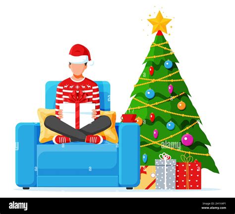 Sitting on sofa Stock Vector Images - Alamy
