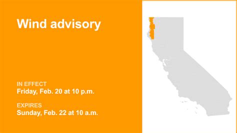 Wind advisory for North Coast from Friday to Sunday - winds gusting up ...