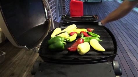 Garden fresh grilled capsicum salad on the Weber Q | Easy barbecue ...