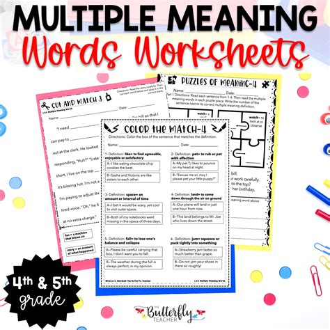Multiple Meaning Words | Multiple meaning words, Multiple meaning ... - Auto News