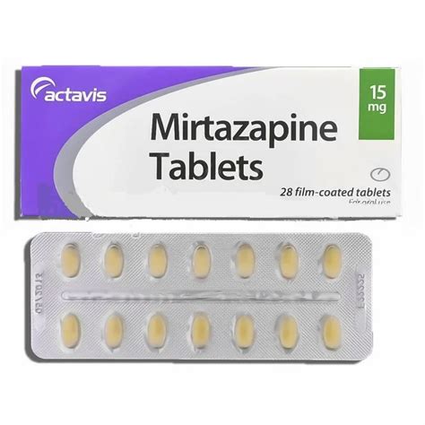 Mirtaz 15mg Mirtazapine Mouth Dissolving Tablets for Depression ...