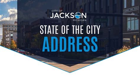 2026 State of the City Address for City of Jackson, Michigan | JTV