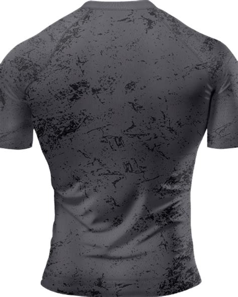 Sasib Onyx Gladiator Rashguard Compression - Half Sleeves Grey – KIBI ...