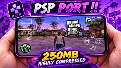 GTA San Andreas PSP Port Android | Highly Compressed 250MB + PPSSPP ...