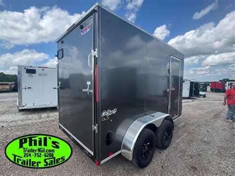 New 2025 Pace American 6x12 SCREWLESS EXTERIOR Cargo / Enclosed Trailer ...