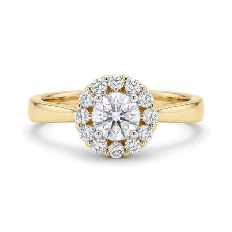 Forever Diamond Engagement Ring | Oval Halo Gold Ring – Pachchigar ...
