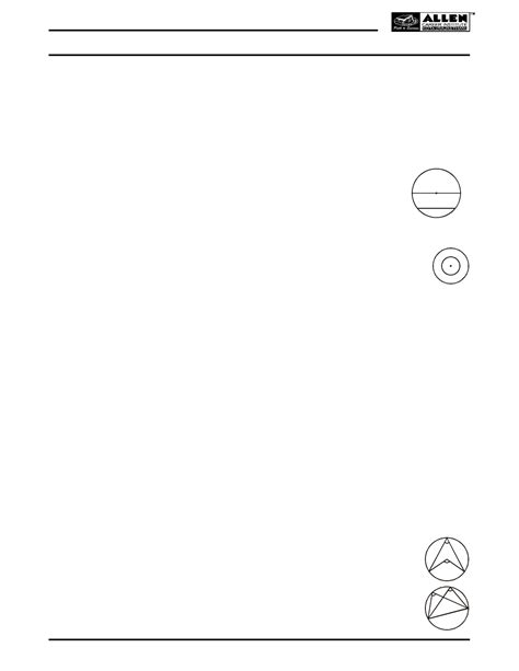 CIRCLE 1: Definitions, Theorems, and Key Concepts - Studocu