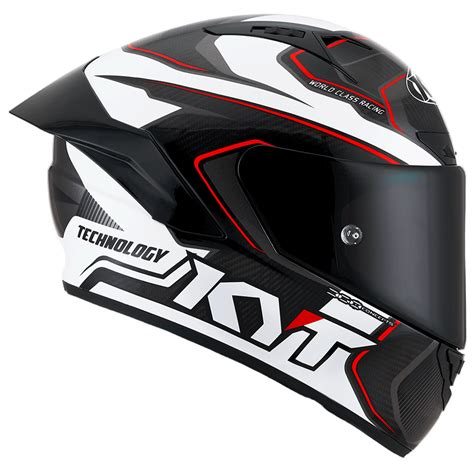 KYT NZ Race Carbon Competition White Helmet – Lightweight Race Helmet ...