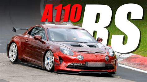 Secret Alpine A110 RS Is Faster* Than Cayman GT4 In Nurburgring Test | Carscoops