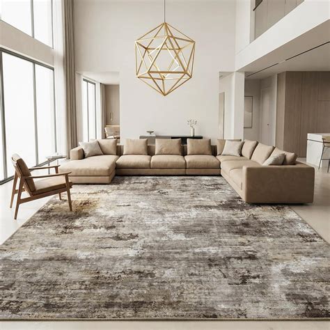 Amazon.com: Cnythlis 9'x12' Washable Area Rug, Vacuum Friendly Non Slip ...