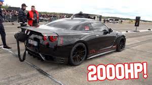2000HP Nissan GT-R R35 on full send