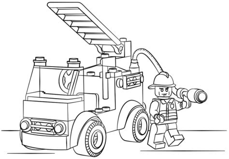 4 Printable Activities about Lego Firefighter for Kids and Adults