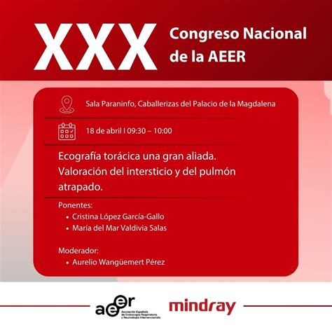 🔴 XXX Congreso Nacional de la Asociación Española de Endoscopia Respiratoria y Neumología ...