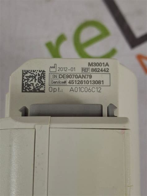 Philips M3001A-A01C06C12 Fast SpO2, NIBP, 12 lead ECG, Temp, IBP MMS M