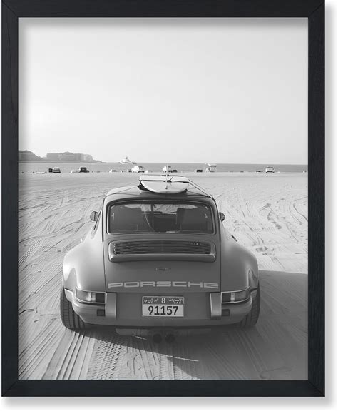 Amazon.com: Poster Master Classic Car Poster - Car in the Desert Print ...