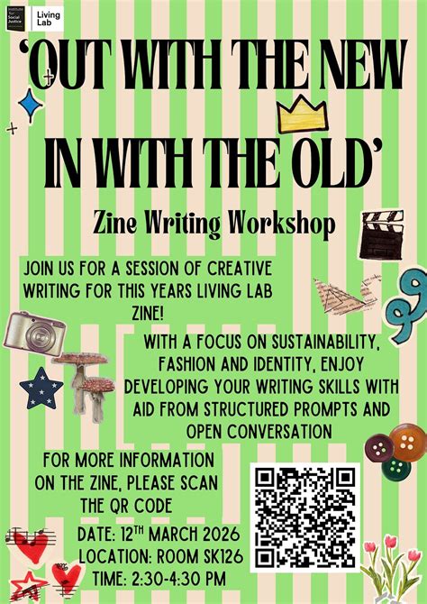 Out With the New, In With the Old: Creative Writing Zine Workshop, York ...