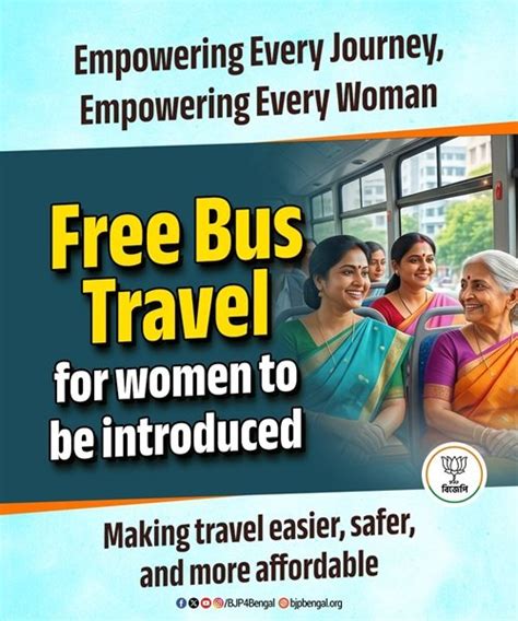 West Bengal Free Bus Travel Scheme for Women | Government Schemes Updates