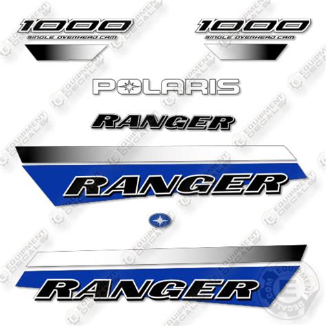 Fits Polaris Ranger 1000 Crew 2022 Single Overhead Cam Decal Kit Utili ...