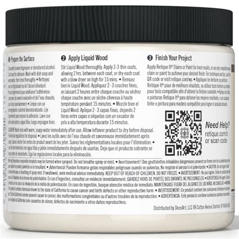 Retique It Liquid Wood Matte Bleached/Wood Cabinet and Furniture Paint ...