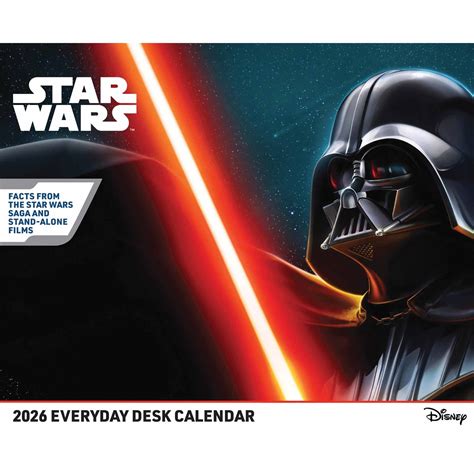 Disney Star Wars, Desk Calendar 2026 - One For All