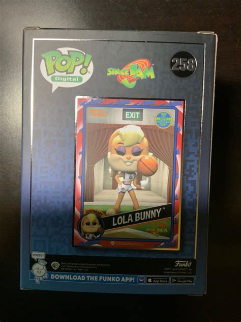 Funko Pop! Digital #258 Space Jam Lola Bunny Figure, Legendary LE 2000