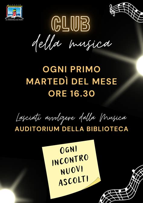Eventi - Club della musica ad Alassio
