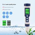 5 In 1 PH/EC/TDS/Salinity/Temperature Tester Pools Water Quality ...