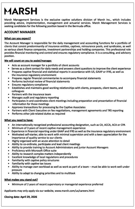 Account Manager - The Royal Gazette | Bermuda News, Business, Sports ...