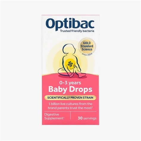 OPTIBAC PROBIOTICS - Baby Drops - 0 to 3 Years - 30 Servings £15.99 ...