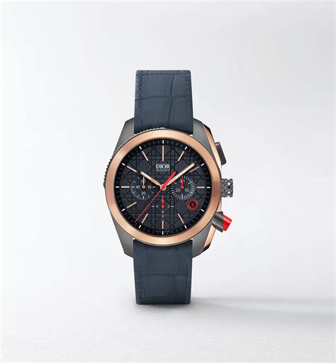 Chiffre Rouge Chronographe Blue Ultramatte Ø 41 MM, Automatic Movement, Gray Ultramatte Steel ...