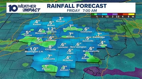 Wave of heavy rain, thunderstorms for Thursday | 10tv.com